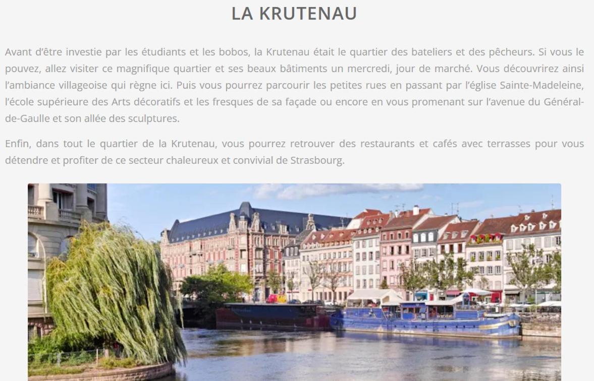 Strasbourg, Appartement Cosy Au Bord De L Eau Exterior foto